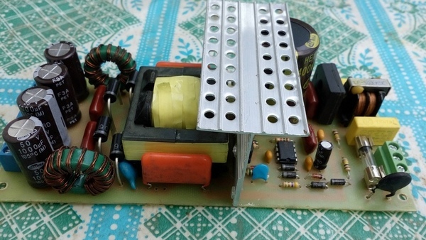 Импульсный источник питания для УМЗЧ - IR2161 TE [2019], resim №7